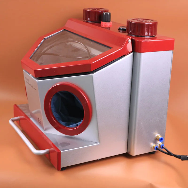 Dental Lab Fine Blasting Unit Sand Blaster 2 Pen 2 Tank with build-in Dust Drawer
