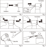X95L Contra Angle 1:5 with Fiber Optic Ti-Max X95L Internal Water