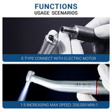 X95L Contra Angle 1:5 with Fiber Optic Ti-Max X95L Internal Water