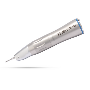 X65L Straight Nose Attachment Low Speed Handpiece with Fiber Optic LED
