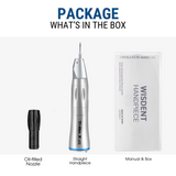 X65L Straight Nose Attachment Low Speed Handpiece with Fiber Optic LED