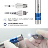 Dental Oral Therapy Equipments Air Scaler S970KL Optic Light 3 Level Power Fit Kavo-type LED Couplings 3 pcs Perio Scaling Tips