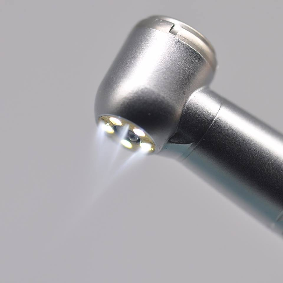 5 LED Turbine Air Shadowless High Speed Dental Handpiece E-generator Dental Handpiece Push Button