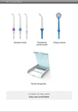 Waterpulse V600G / V600 Oral Irrigator Water Flosser Jet 5pcs Tips Dental Oral Hygiene Family Whitening Teeth Cleaner 700ml