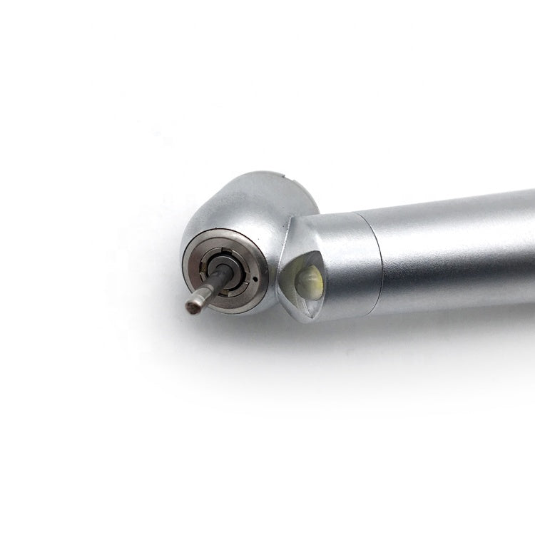 45 degree LED surgical push button air turbine dental handpiece