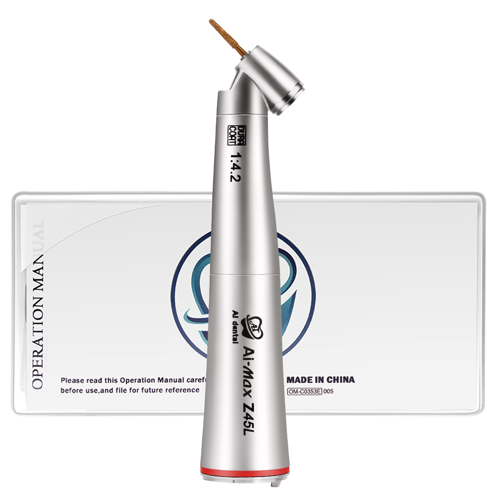Z45L Contra Angle Handpiece 1:4.2 Increasing 45 Degree with Led Fiber Optic
