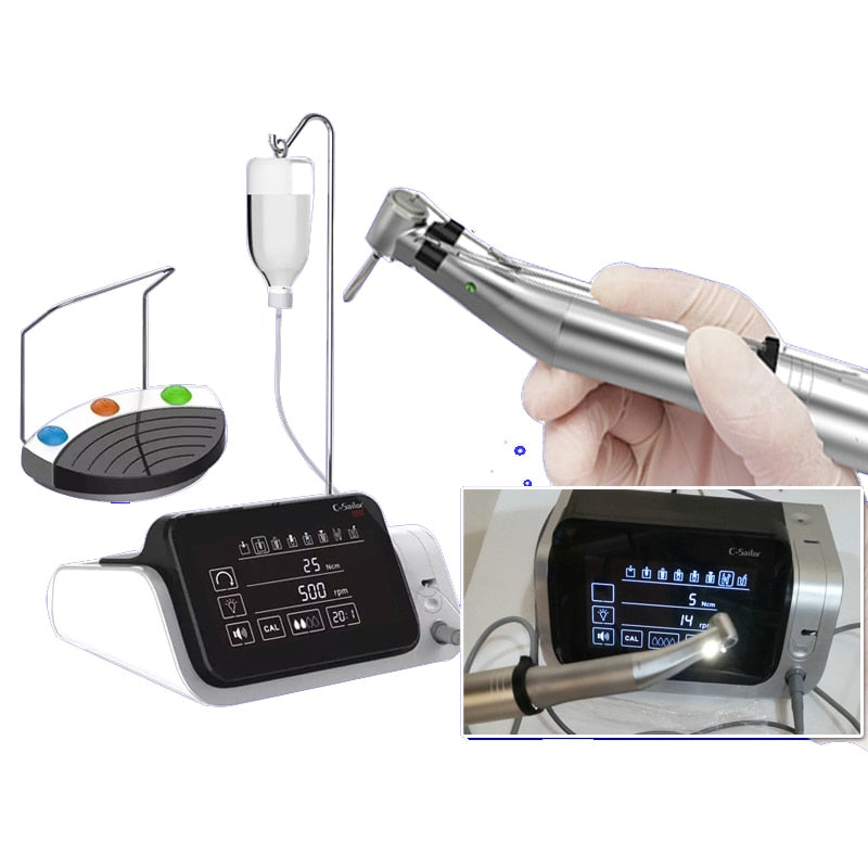 Dental COXO SOCO C-Sailor Implant Machine System Brushless Drill Motor 20:1 LED Hand piece