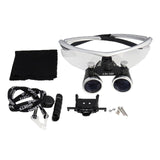 2.5/3.5X Binocular Loupe Magnifier 3W/5W Headlight Head Lamp 4 Colors