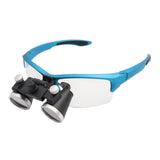 2.5/3.5X Binocular Loupe Magnifier 3W/5W Headlight Head Lamp 4 Colors
