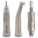 Ti-Max Style Dental Low Speed Handpiece Straight Nose Contra Angle Air Motor 2/4Holes X-SG65/X25/X205 Air Turbine