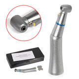 Dental Contra Angle LED generator light Slow Low Speed Push Handpiece 1:1 Blue | Dental Equipments