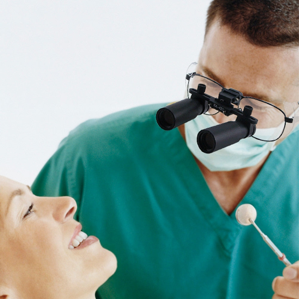 6.0X Magnification Loupes Nickel Alloy Frame Keplerian Surgical Medical Loupe