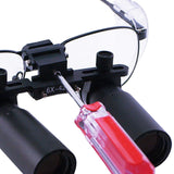 6.0X Magnification Loupes Nickel Alloy Frame Keplerian Surgical Medical Loupe