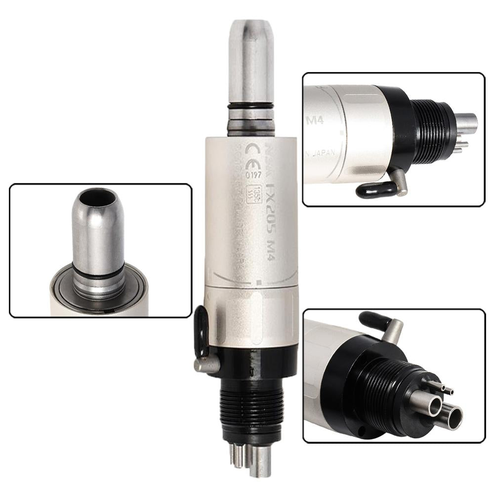 Dental Low Speed Handpiece Air Turbine Handpiece Straight Contra Angle Air Motor 2/4Holes FX Series