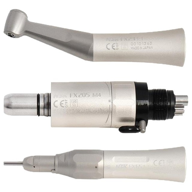 Dental Low Speed Handpiece Air Turbine Handpiece Straight Contra Angle Air Motor 2/4Holes FX Series