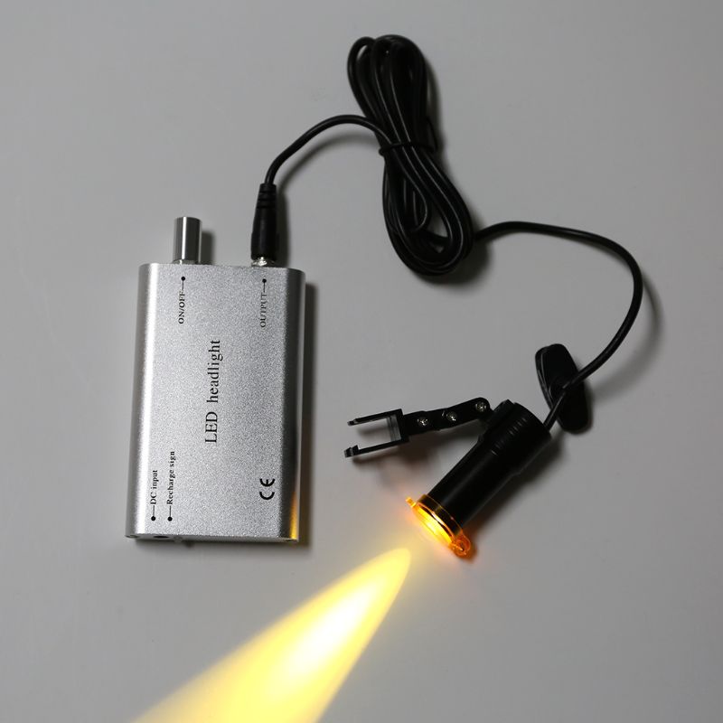 5W Headlight with Filter for Dental Loupe Magnifer Head Lamp
