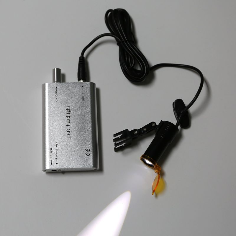 5W Headlight with Filter for Dental Loupe Magnifer Head Lamp