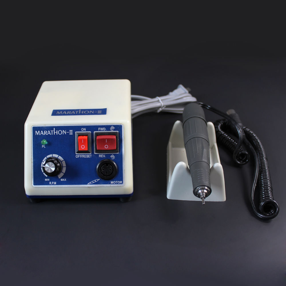 220v Bur Size 3mm Dental Lab Marathon Micromotor Unit 35K RPM Polisher Handpiece