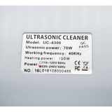WI-D32 2.5L Dental Ultrasonic Cleaner UC6300