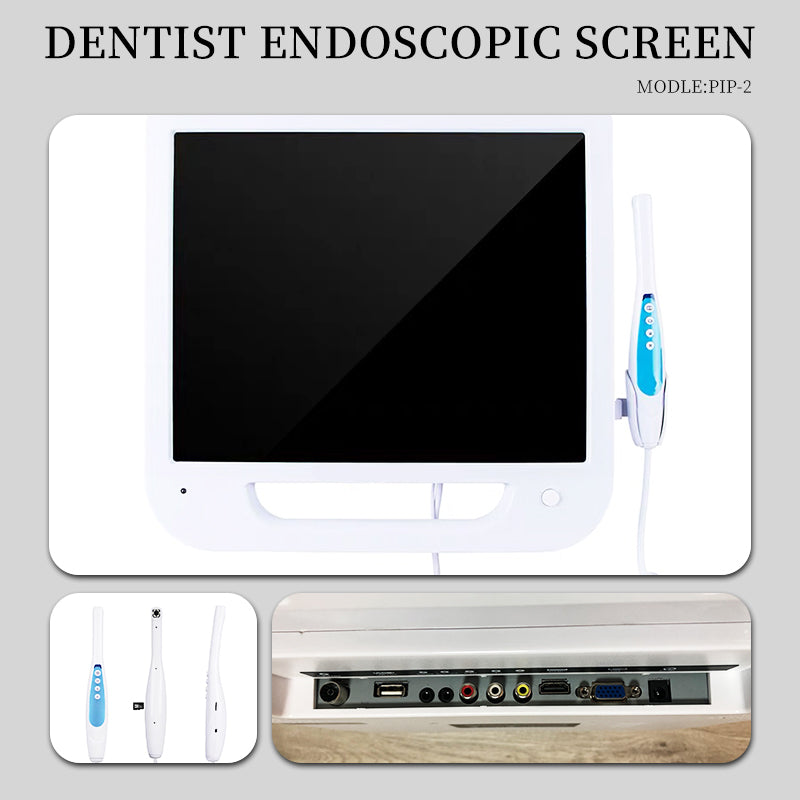 All-in-one Endoscope System Dental WiFi Intra Oral Camera PIP Monitor Intraoral HD Teeth Cleaning