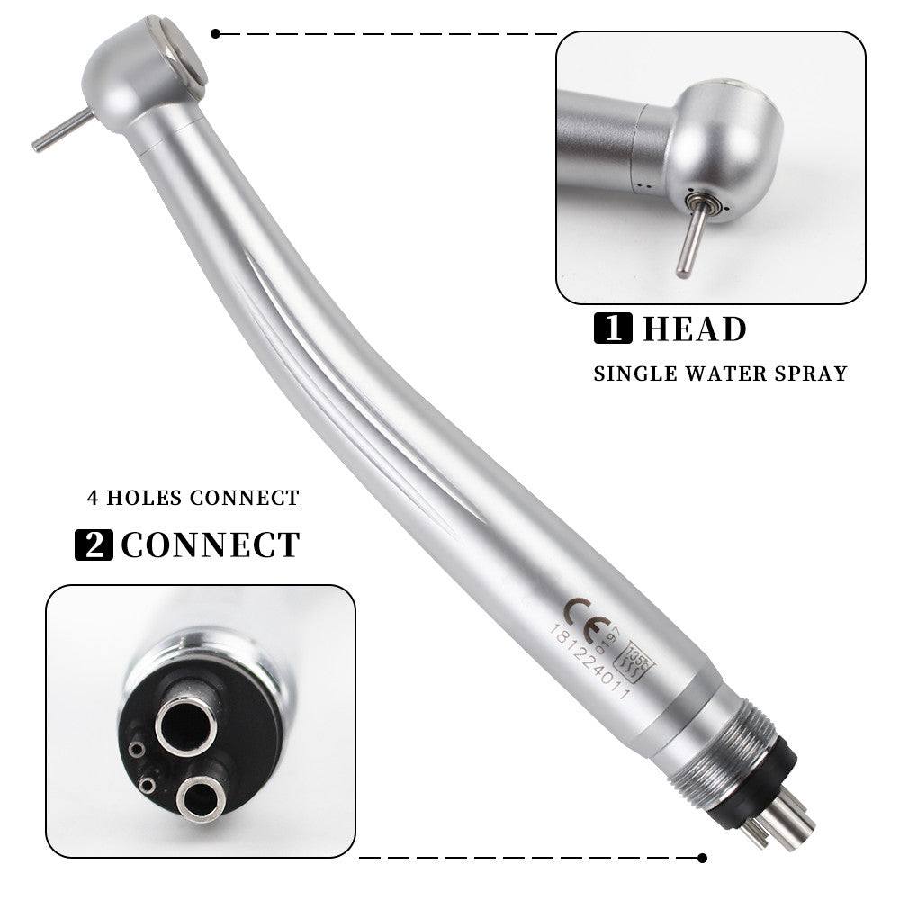 Dental Air Turbine 2/4 holes Single Spray Dental High Speed Handpiece