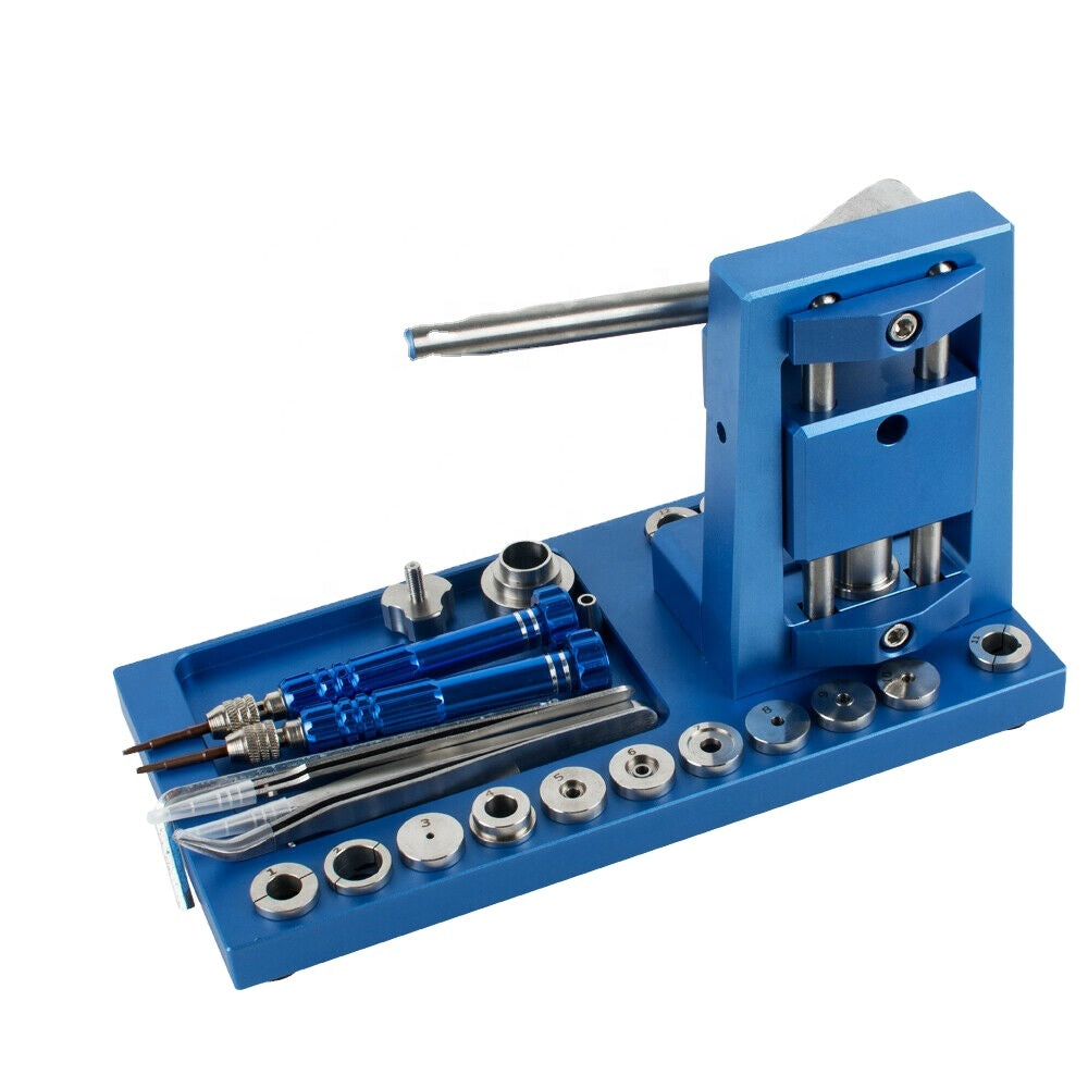 Repair Tool Dental Handpiece Repairing Manual Tool Kit Blue Color Machine Set with Case Box