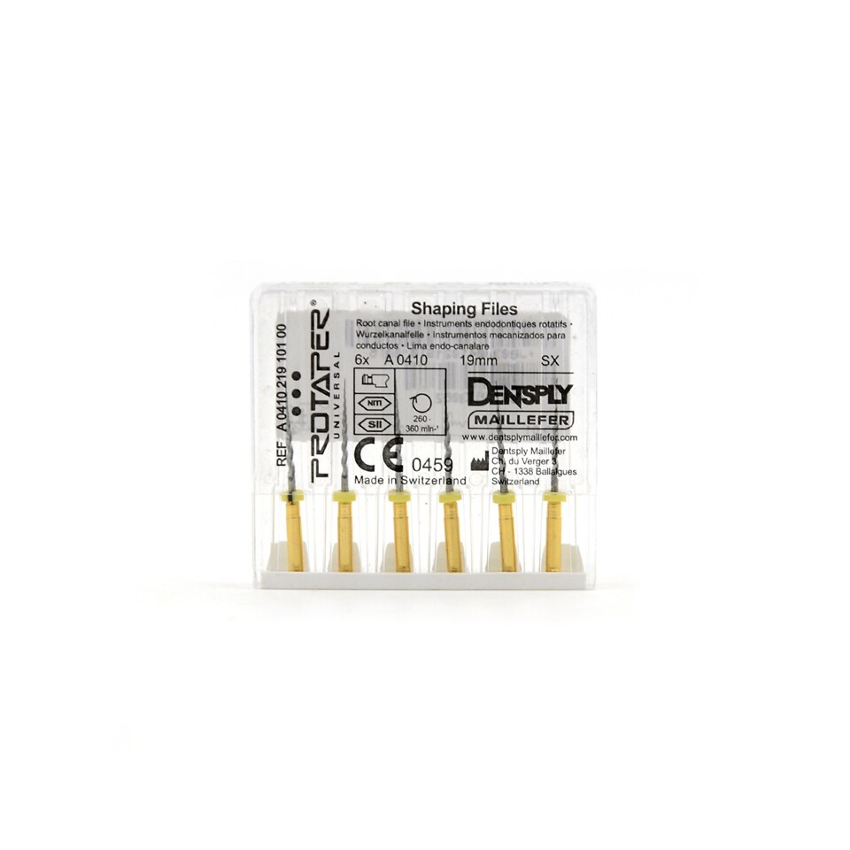 Dental Engine Use NiTi Rotary File 6 pcs/box SX-F3 25mm Super Machine Protaper Dentist Tool Root Canal Treatment