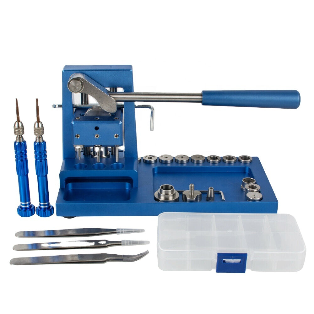 Repair Tool Dental Handpiece Repairing Manual Tool Kit Blue Color Machine Set with Case Box