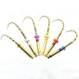 Dental root canal file gold endo rotary super files golden endodontic  files 25mm nickel titainium instrument dentistry
