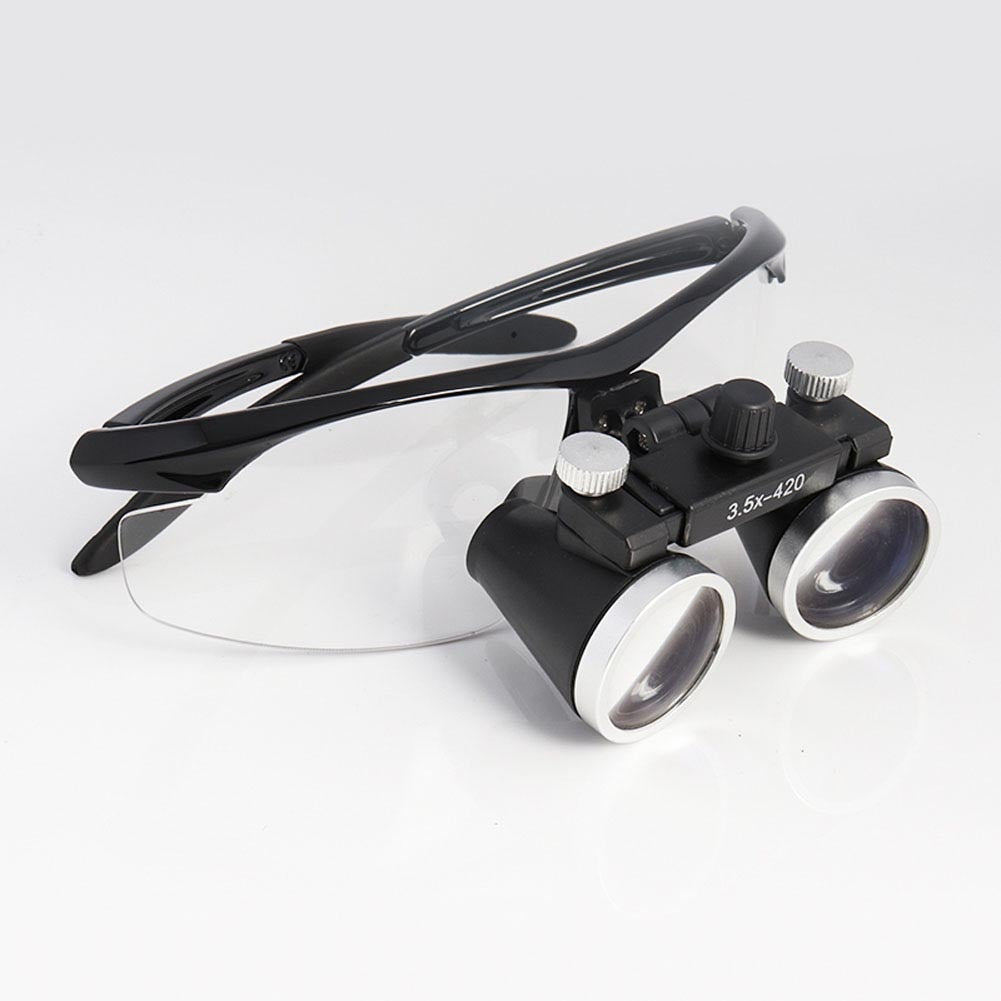 2.5/3.5X Binocular Loupe Magnifier 3W/5W Headlight Head Lamp 4 Colors