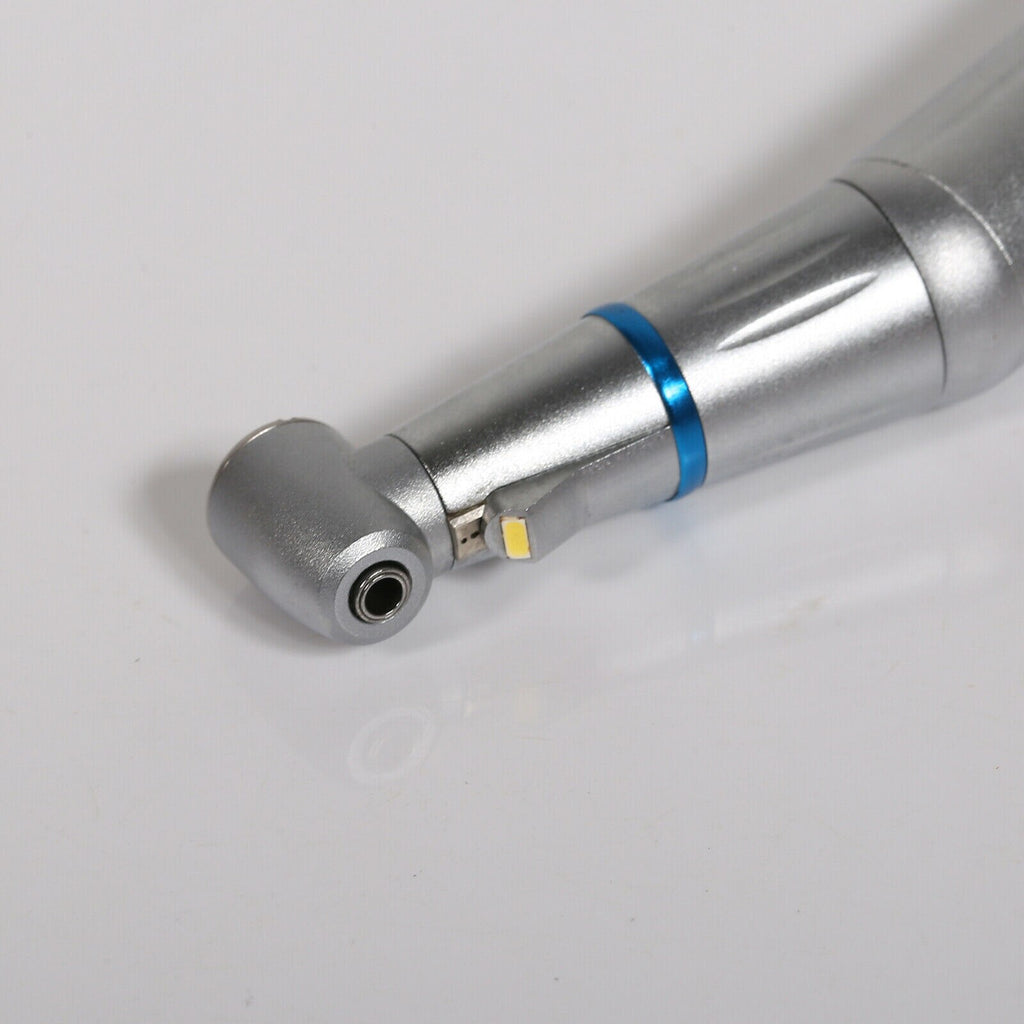 Dental Contra Angle LED generator light Slow Low Speed Push Handpiece 1:1 Blue | Dental Equipments