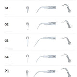 5Pcs/lot Ultrasonic Dental Scaler Tips G1 G2 G3 G4 P1 Teeth Cleanning Dental Equipment Tools For Dentistry